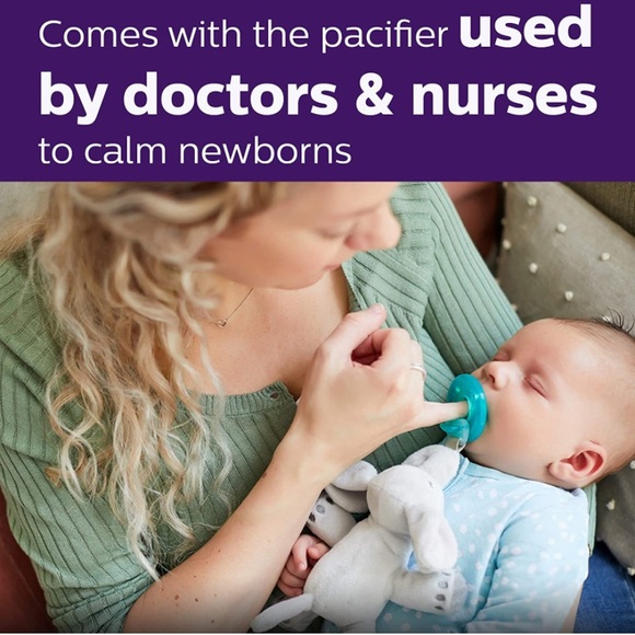 Stuffed Animal Pacifier Holder Elephant - Picture 5 of 9